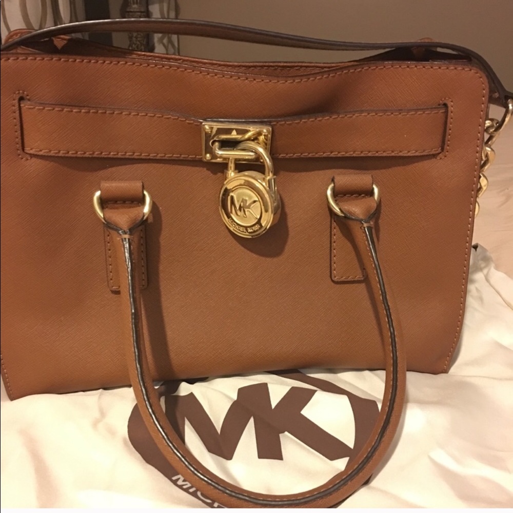 Beautiful Authentic Michael Kors Hamilton Tote
